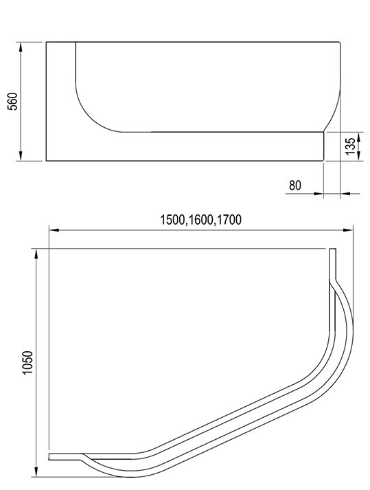 Schürze A RC 160 L/R