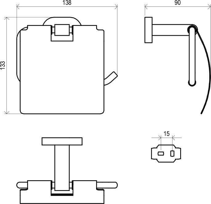 Toilettenpapierhalter