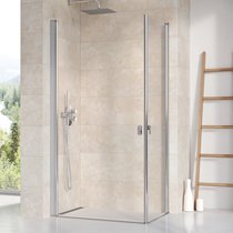 Cabine de douche Chrome CRV1+CRV1