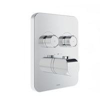 Flat FL 063.00-Thermostat-Unterputzarmatur mit Umsteller, für R-Box