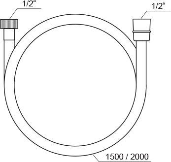 Brauseschlauch, SatinFlex