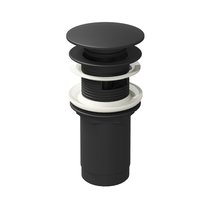 Bouchon de vidange de lavabo Click-Clack, noire