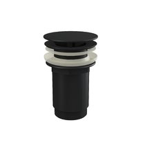 Bouchon de vidange de lavabo noire