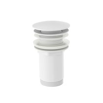 Bouchon de vidange de lavabo blanc