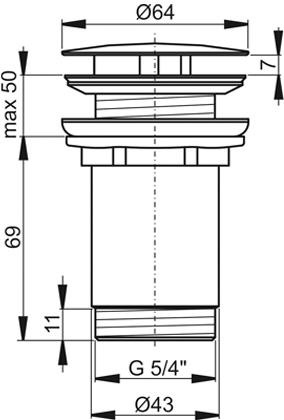 Fester Waschbecken-Ablaufsystem