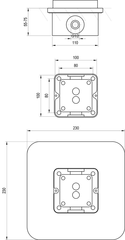 R-box, unité de base pour les mitigeurs de sol