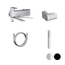 Wannen-Wandarmatur Chrome II CR 022 mit Duschset