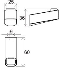 Einfachhaken 10°