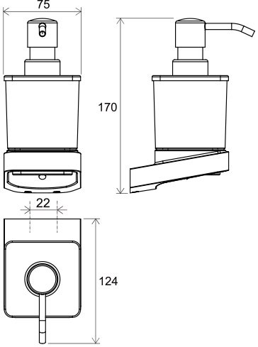 Seifenspender 10°