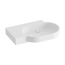 Waschbecken ARC 83/65 L/R, ohne Hahnloch