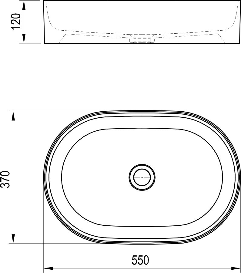 Lavabo en céramique Ceramic Slim O