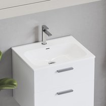 Lavabo en céramique Chrome Slim