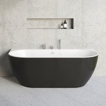 Badewanne Freedom Wall schwarz