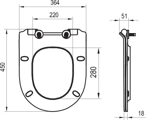 WC-Sitz Vita slim